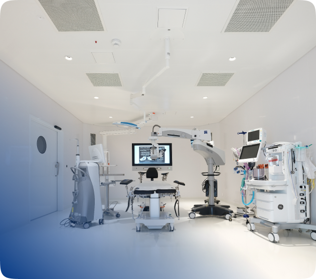 State of the art laser surgery room