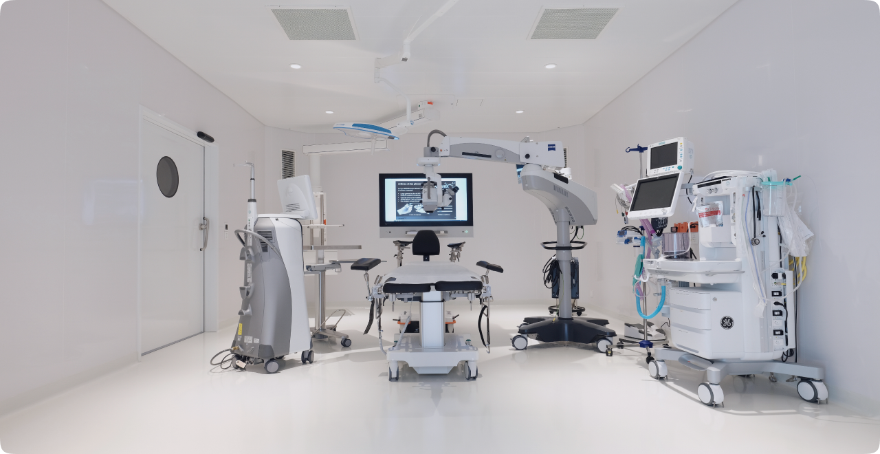 Clinical machinery slide