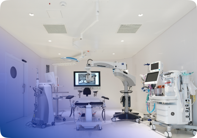 State of the art laser surgery room